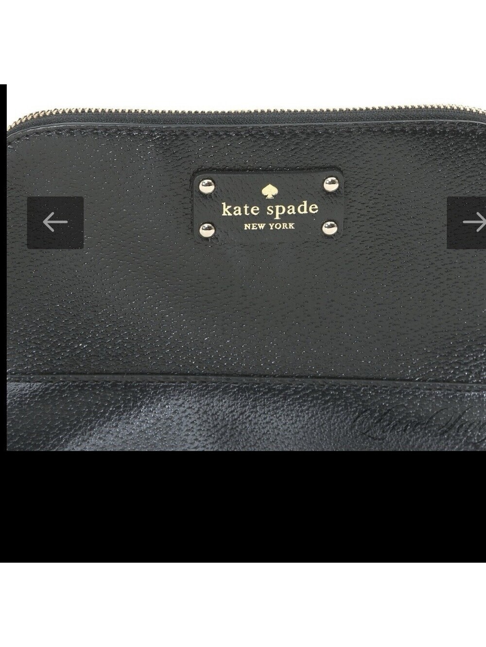 Kate Spade New York Black Leather Crossbody Bag